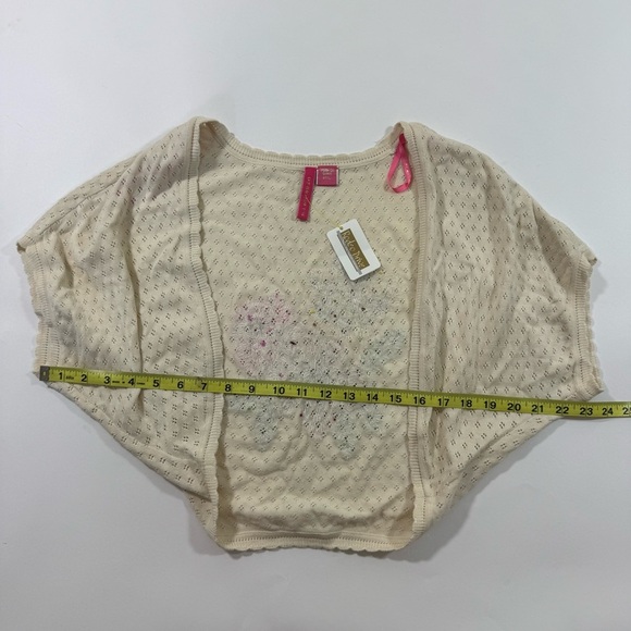 Charlotte Tarantola Beaded Bolero Cardigan Floral Silk - Picture 6 of 7